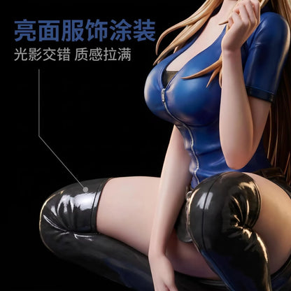 New Chainsaw Man Power Figure, Blood Fiend Statue Sexy Temptation Movable PVC Figure Anime Girl Favorite Table Model Toy Gift