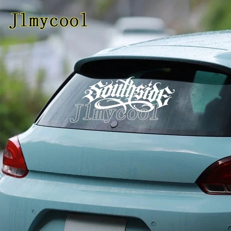Southside High-Quality Waterproof Car Decal Unique Font Personalized Auto Sticker for Vehicle Decoration