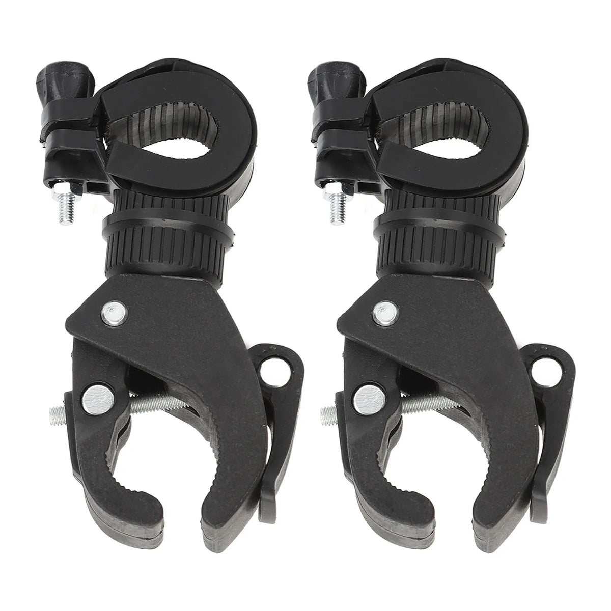 2 Sets Cane Holder 360 Degrees Rotating Universal Crutch Walking Stick Bracket Accessories for Wheelchair