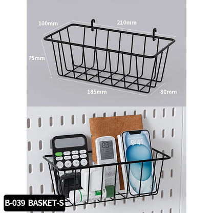 No-Drill Gaming Room Pegboard, Wall Organizer for Controller, Headphone & Keyboard Stand, Multi-Functional Display Storage Rack