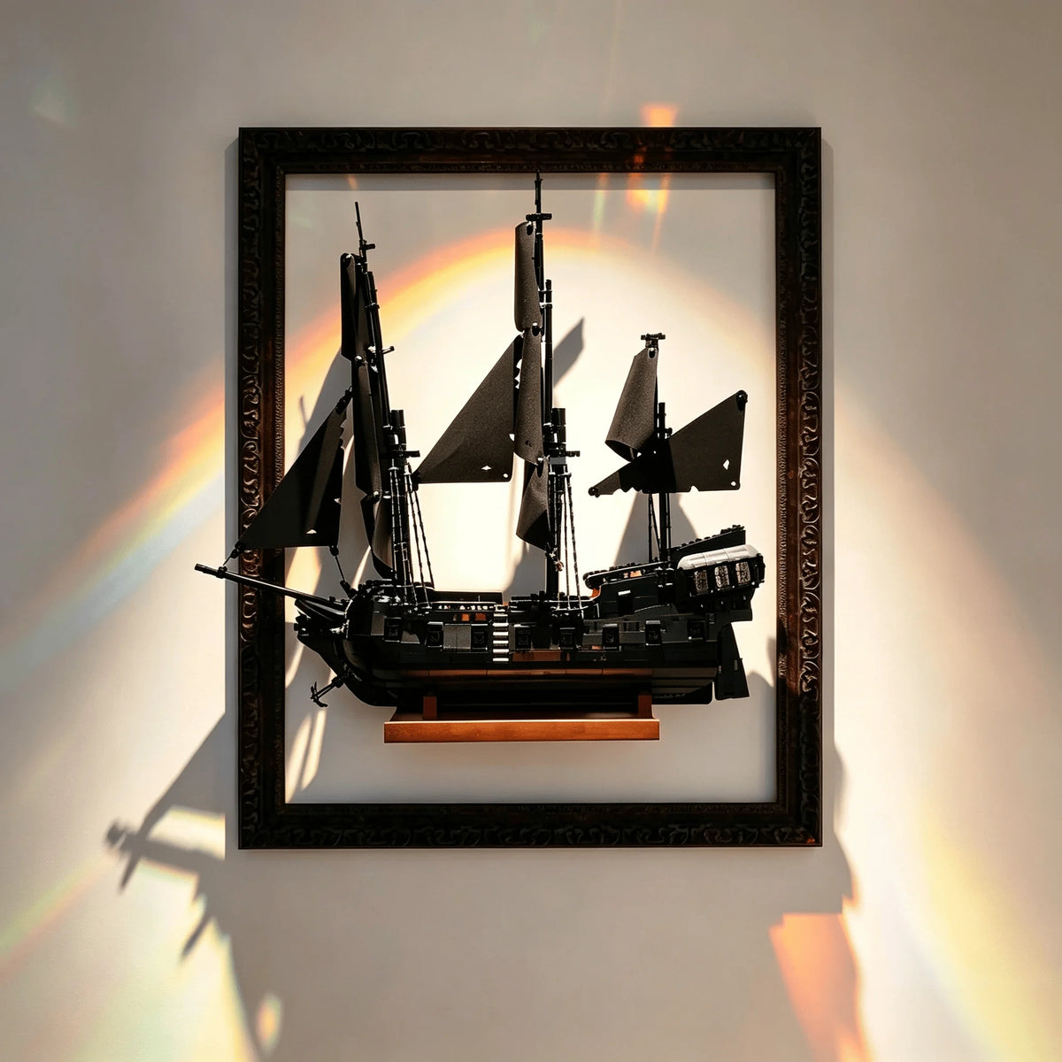 Ready Stock 2862Pcs Pirate Ship Building Blocks Set with 9 Minifigures, Home Decor Ornament Model, Holiday Gift