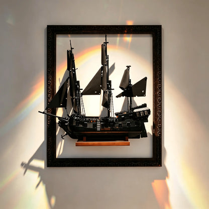 Ready Stock 2862Pcs Pirate Ship Building Blocks Set with 9 Minifigures, Home Decor Ornament Model, Holiday Gift