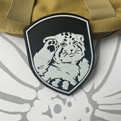 Manul Manulization PVC Hook and Loop Patches Tactical Morale Badge Military Armband Backpack Stickers