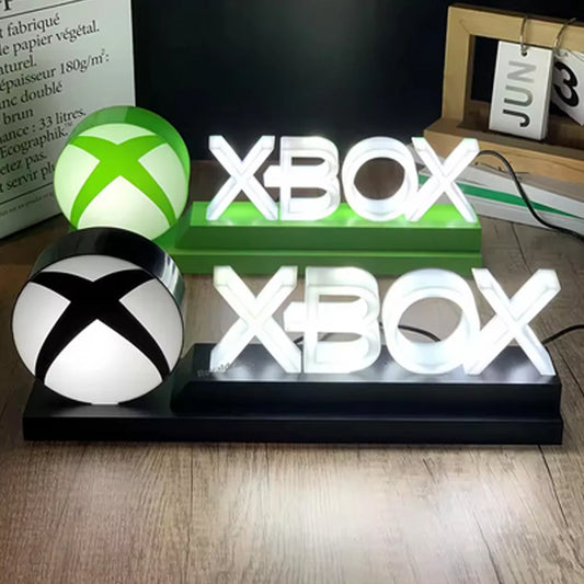 NEW Game Icon Light Lamp For PS4/PS5 Voice Control Decorative LED Lamp Colorful Lampstand Table Top Atmospheres Night Lights
