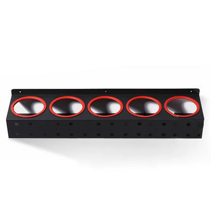 Wall-Mounted Spray Bottle Storage Rack Multi-Function Storage Rack with Hook Accessories Suitable for Car Repair and Beauty