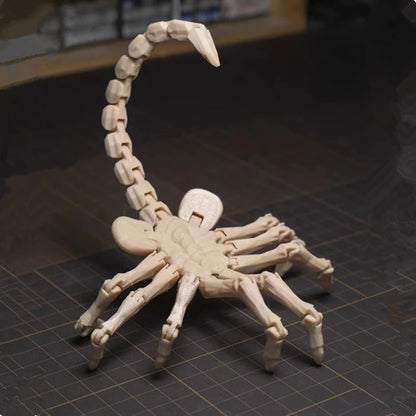Realistic Scorpion Figurine Alien Facehugger  Model Joint-movable Toy Collectible Figurine Sci-Fi Horror Decor