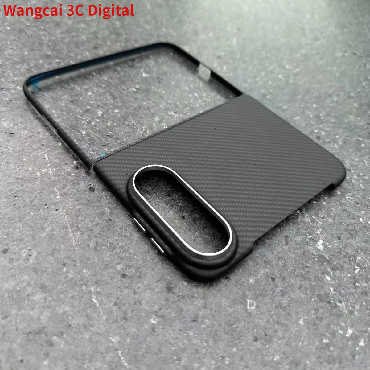 For iPhone Duo Ultra Thin 600D Carbon Fiber Textured Magnetic Case for iPhone Ultra 18 Fold Case for Magsafe Magnetic Case