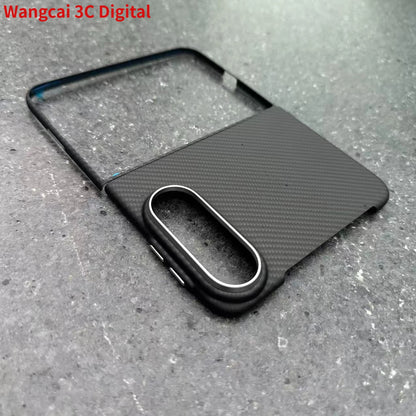 For iPhone Duo Ultra Thin 600D Carbon Fiber Textured Magnetic Case for iPhone Ultra 18 Fold Case for Magsafe Magnetic Case
