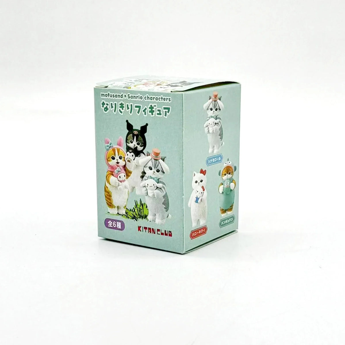 Mofusand Cats Pretend Sanrio Characters Cute Figure Holding Dolls Blind Box Melody Kuromi Cinnamoroll Hello Kitty Car Ornaments