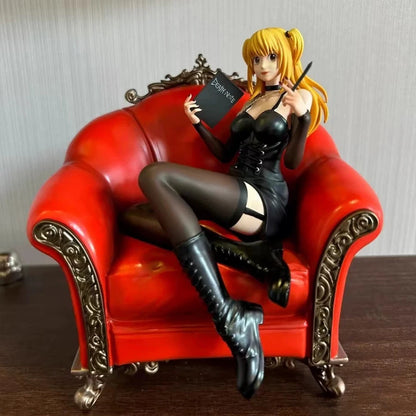 Anime Amane Misa Figure Yagami Light MisaMisa Action Figure Collectible Model Doll Misa Amane Figurine Amine Toys Birthday Gifts
