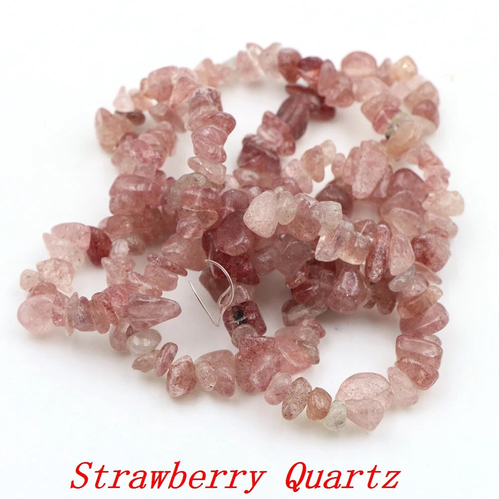 5-8mm Natural Irregular Lilac Lepidolite Stone Beads Gravel Chips Loose Spacer Beads for Jewelry Making DIY Bracelet Necklace