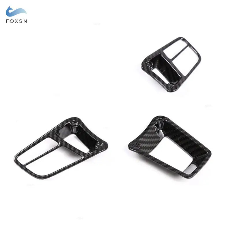 Car Interior Steering Wheel Cover Carbon Fiber For Porsche Panamera  Macan 2014-2020 Cayenne 2015-2020 718 911 918 2012-2015