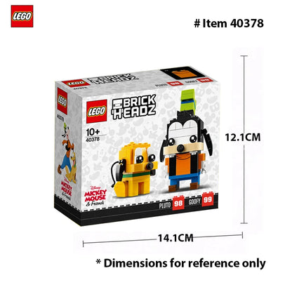 LEGO 40378 Goofy & Pluto, Collectors of LEGO® BrickHead will love Goofy & Pluto , featuring 2 classic Disney characters 214 PCS