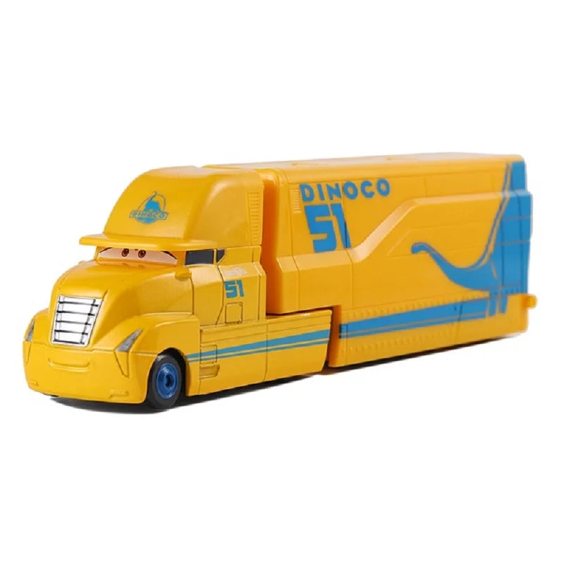 Pixar Car 2 Car 3 Storm Jackson Truck Lightning McQueen No：4 28 33 63 Container Truck Die Casting Mack Model Child Birthday Gift