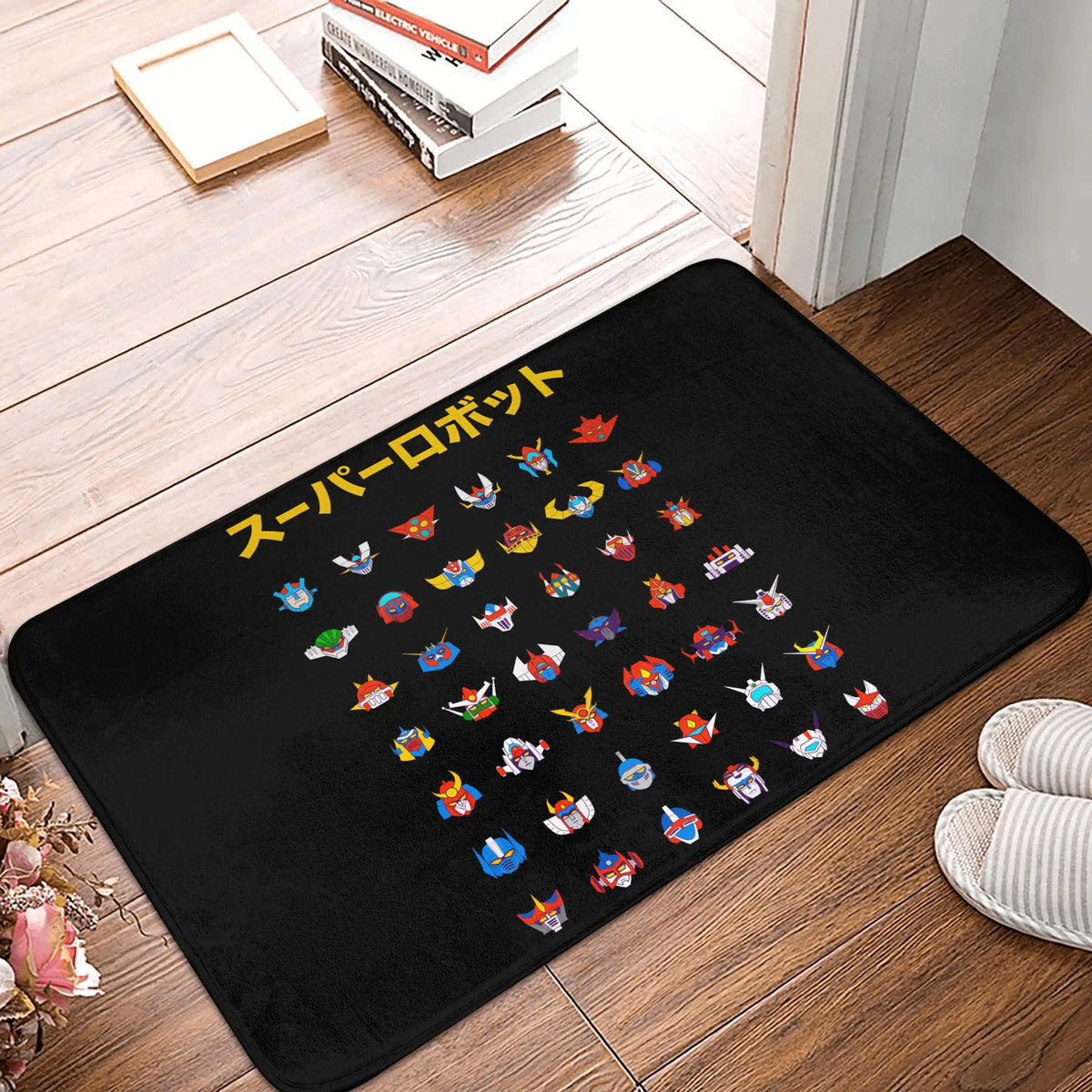 UFO Robot Mazinger Z Front Door Floor Entrance Mats Outdoor Anime Bath Kitchen Doormat Bedroom Carpet Rug