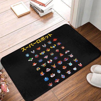 UFO Robot Mazinger Z Front Door Floor Entrance Mats Outdoor Anime Bath Kitchen Doormat Bedroom Carpet Rug