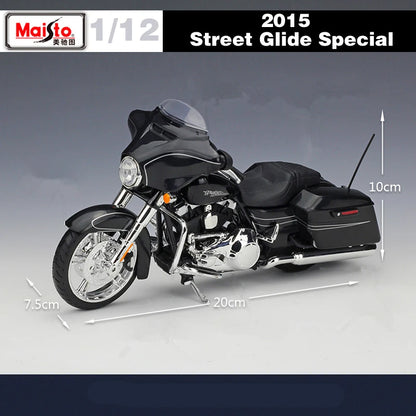 Maisto 1:12 Harley-Davidson 2015 Street Glide Special Alloy Motorcycle Model Diecast Classic Motorcycle Model Collectible Gifts