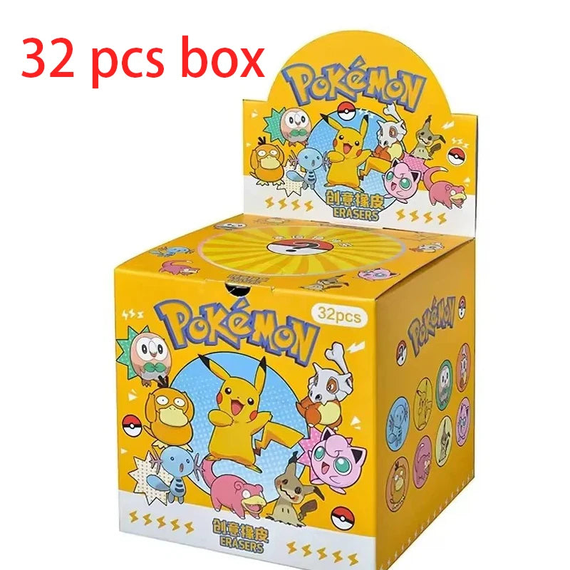 Pokemon Blind Bag Surprise Gift Rubber Cute Cartoon Stationery Lottery Gift