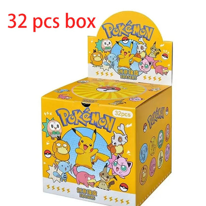 Pokemon Blind Bag Surprise Gift Rubber Cute Cartoon Stationery Lottery Gift