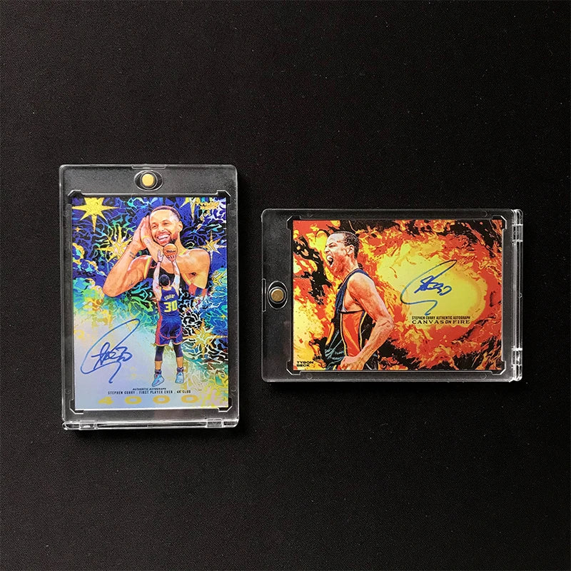2024-25 DIY Tyson Beck Artist Series Signature Card Warriors Curry Reprinted Signature Self-Made Card Refraction Collectibles