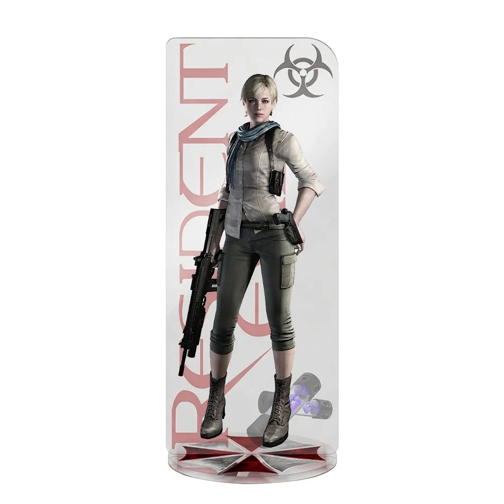 New Resident Evil Requiem Leon Scott Kennedy Grace Ashcroft 15CM Acrylic Stand keychain Figure Desk Decor Collect gifts