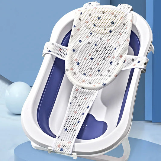 Universal Baby Bath Net Support Stand Slip-Proof Floating Rack for Newborn To Infant Bathtub Accessories Support Mat