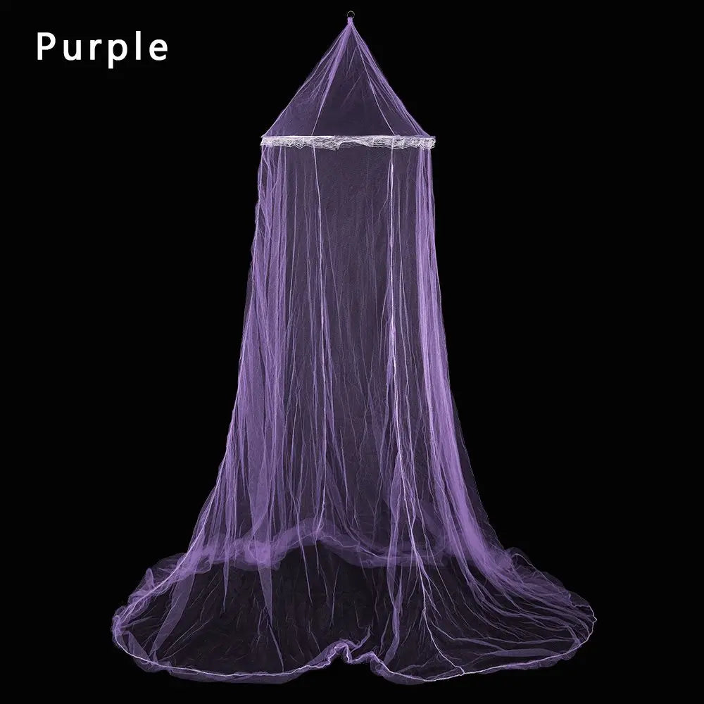 Princess Mosquito Net Canopy Encryption Dome Fly Insect Mesh Repellent Protection Single Entry Bed Decoration Home Decor
