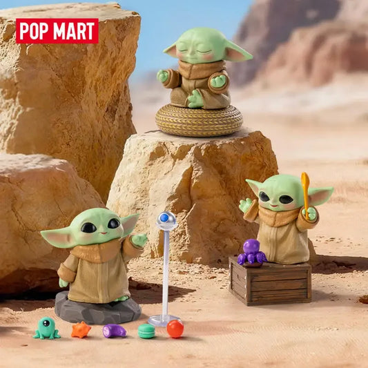 POP MART Star Wars Grogu Tiny But Mighty Series Blind Box Mystery Box Toys Kawaii Ornaments Figurines Home Decor Desktop