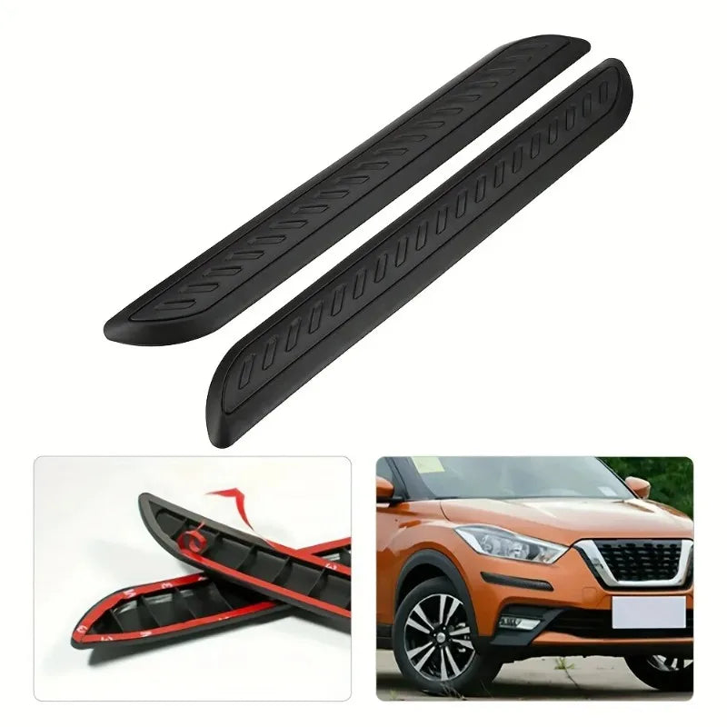 Car Door Anti Scratch Protector Strip Rearview Mirror Anti-collision Stickers Universal Rubber Auto Bumper Protector Bar Stylin