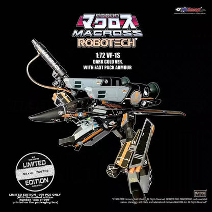 【MT】Original KitzConcept Super Dimension Fortress Macross VF-1S Black Gold 2.5 Version Limited To 999 Sets Worldwide Model Toy