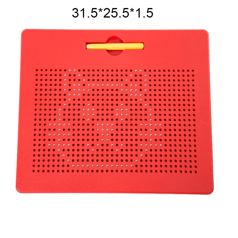 Magnetic Drawing Board Magnetized Ball Board For Kids Travel Activities Montessori Education Toy Magnet Pad Magnetic Stylus Game