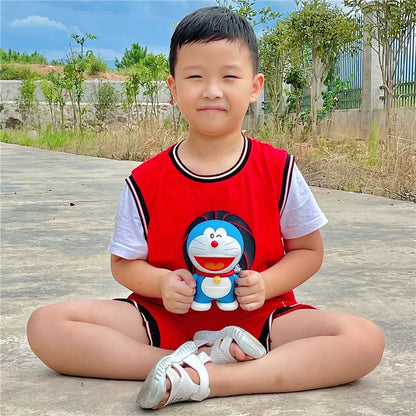 Large Size Doraemon Action Figures Toys Anime Kawaii Piggy Bank Ornament Figurines Decor Pvc Model Toy Statue Kid Birthday Gifts