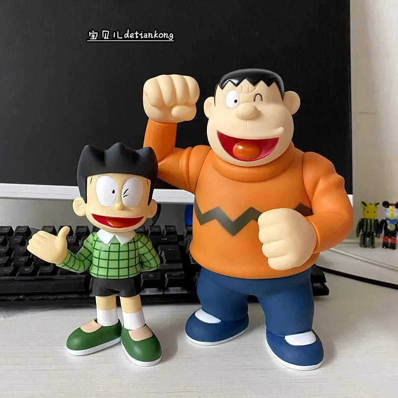 5pcs New Doraemon Family Gouta Takeshi Nobita Nobi Minamoto Shizuka Anime Figure Pvc Desktop Action Figurine Toy Kids Gifts