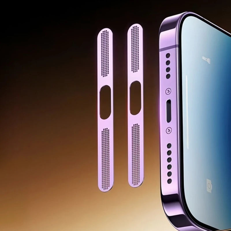 2PCS Metal Speaker Dust Sticker for iPhone 18 17 Pro Max Air 18ProMax 18Pro 17Pro Speaker Protective Cover Mesh Dustproof Net