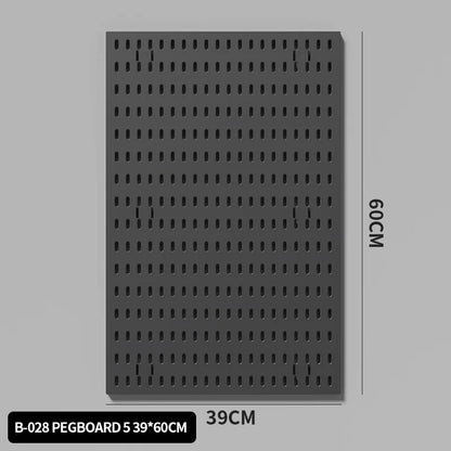 No-Drill Gaming Room Pegboard, Wall Organizer for Controller, Headphone & Keyboard Stand, Multi-Functional Display Storage Rack