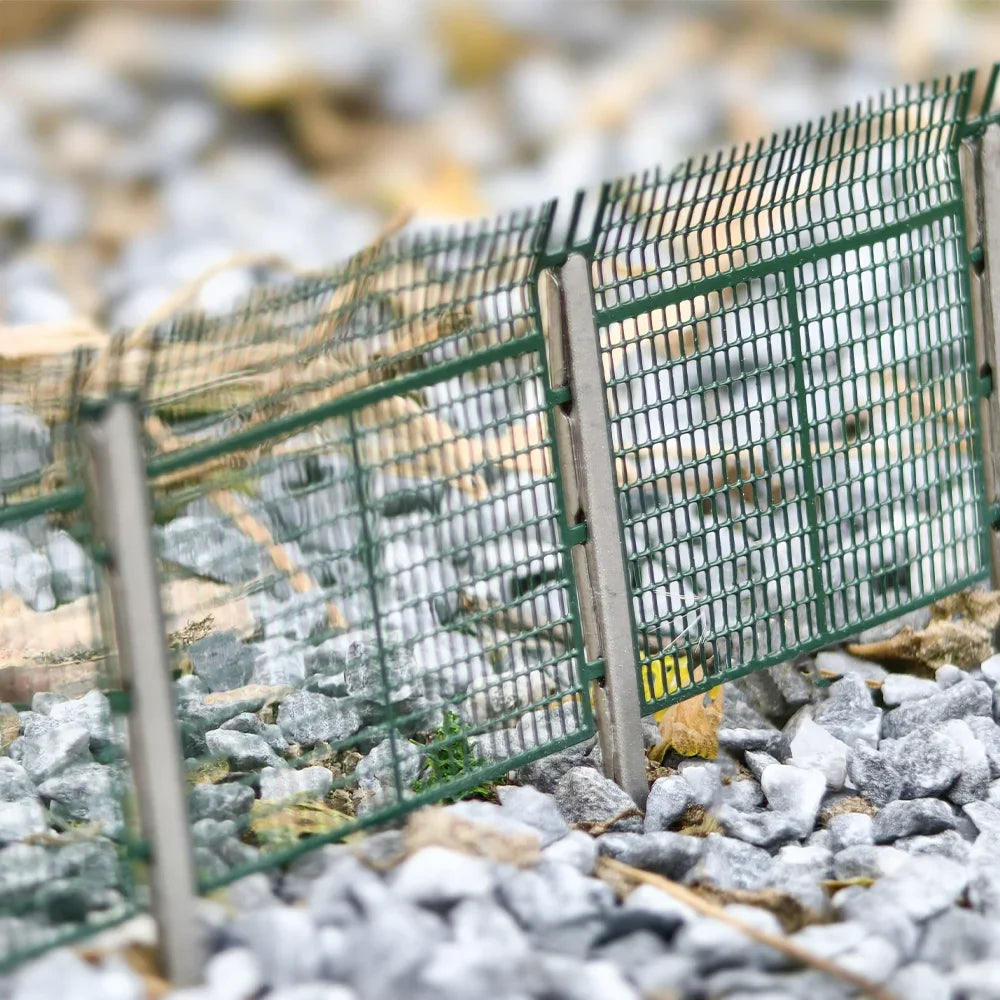 N Scale Miniature Protective Metal Fence 1/150 Model Guaedrail For Railway Train/Sand Table/Military Scene Material/Diorama 1PC