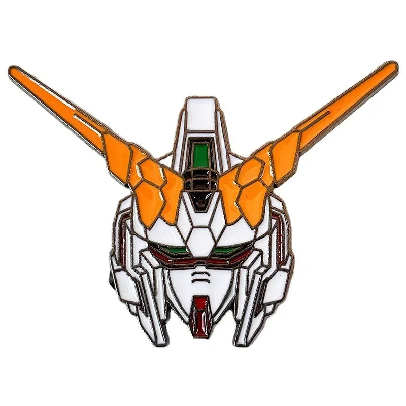 NEW Mobile Suit Gundam Unicorn Enamel Pins Gundam RX-78 Metal Brooch Badge Fashion Jewellery Backpack Accessory Gifts