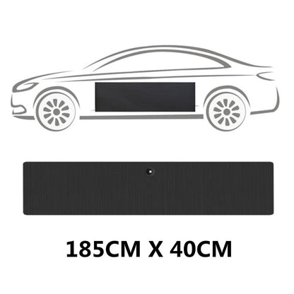 Black Car Door Protector Adhesive-Free/Magnetic Body Side Edge Guard Decorative Anti-scratch Protection Pad Stickers Multi Size