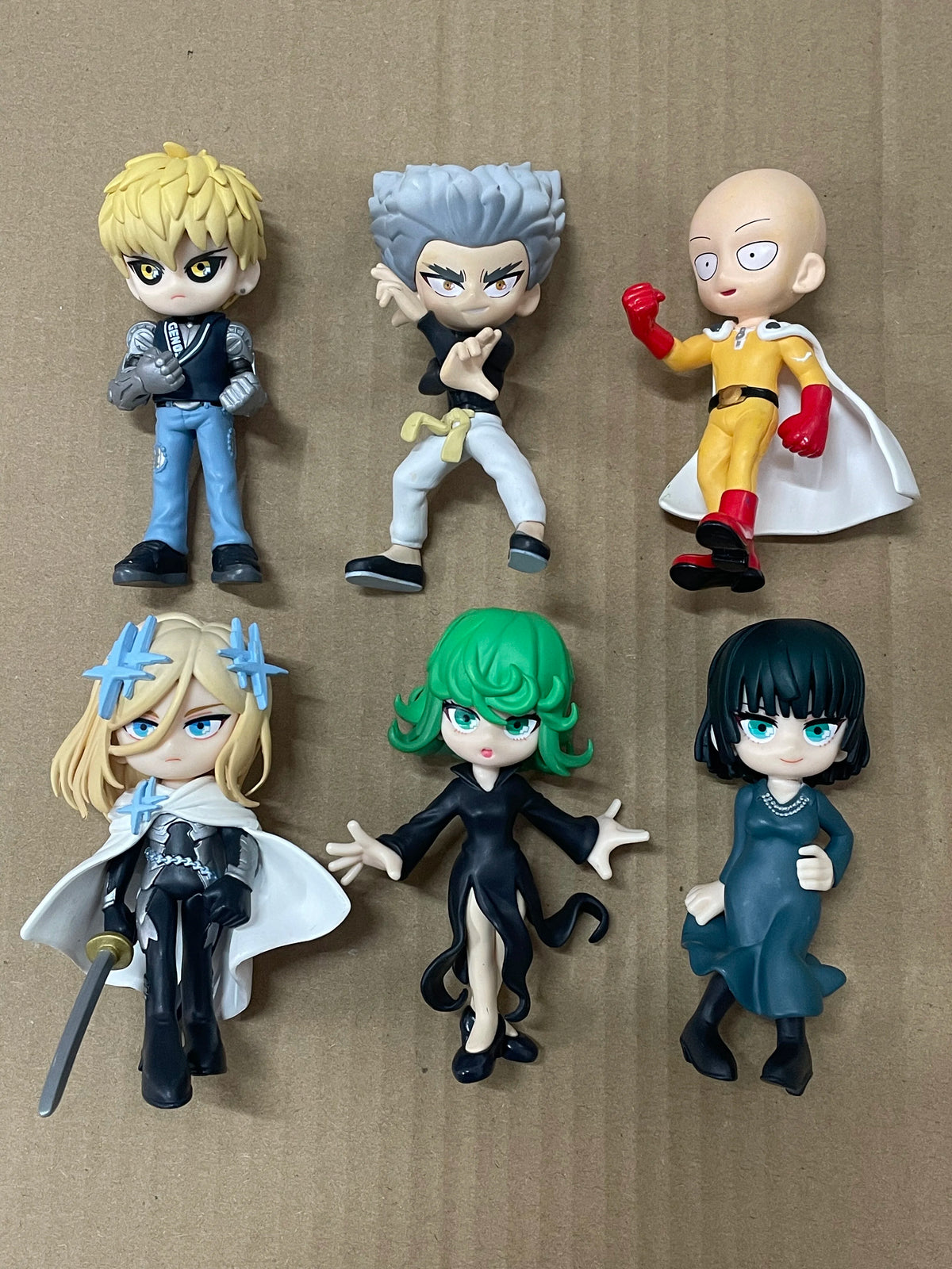 Bushiroad PalVerse One Punch Man Authentic Loose Chibi Mini Figures Multiple Characters Desktop Decor For Anime Fans In Stock