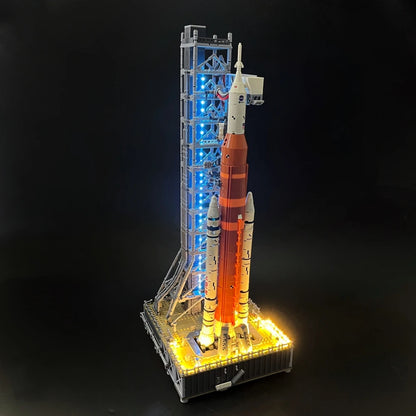 BYB LED Light For LEGO 10341 Artemis Space Launch Building Blocks Decorative Lamp Remote Control (Not Include  Building Blocks)