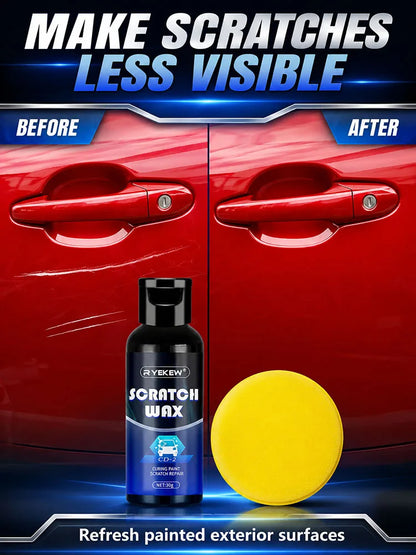Car Scratch Remover Wax Auto Body Paint Repair Polish Swirl Mark Restorer Grinding Compound for Vehicle Detailing and Shine