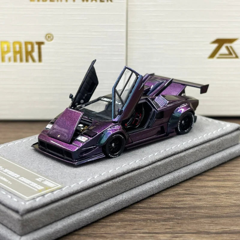 HEC 1:64  Malaysia North Exhibition Limited LB Countach alloy die-cast miniature simulation car model,adult collectible ornament