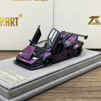 HEC 1:64  Malaysia North Exhibition Limited LB Countach alloy die-cast miniature simulation car model,adult collectible ornament