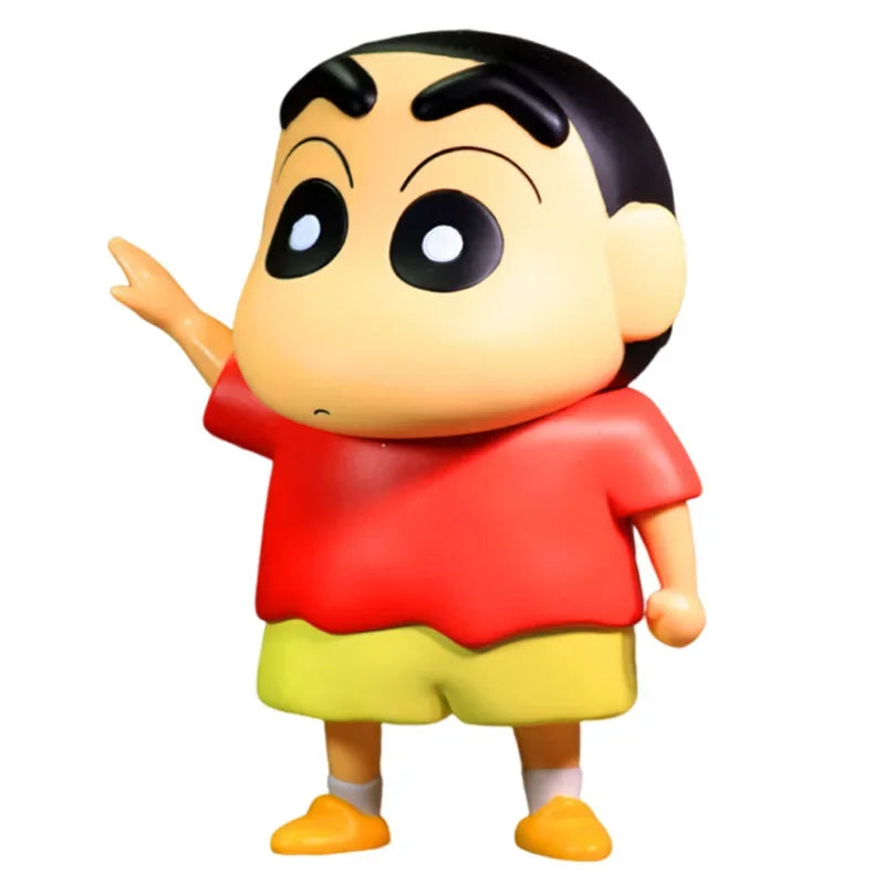 Crayon Shin-chan Action Figure Toys Anime Shin Chan Figuras Kawaii Doll Collection Model Ornaments GK Statue Gift for Children