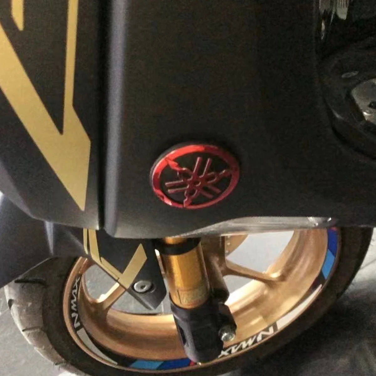 3D Emblem Yamaha Stickers  Logo Decal Gold White Blue Red Sticker