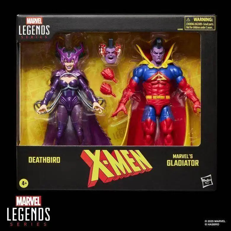 Genuine Marvel Legends X-Men 2-Pack Deathbird Marvel's Gladiator 6-inch Action Figure Set Toys for Marvel Fans Model Ornaments