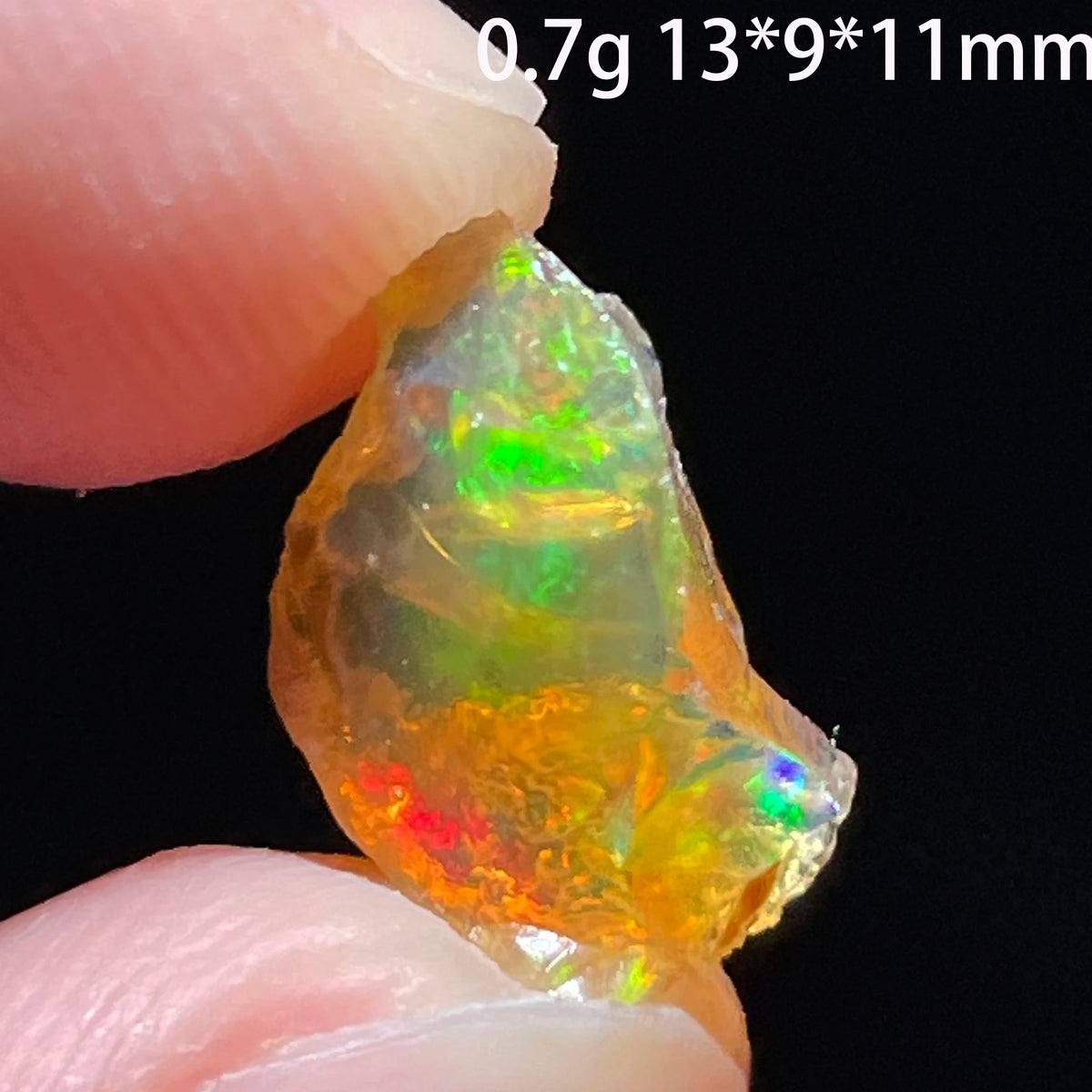 Natural Rare Colorful Ethiopia Opal (Need In Water) Gem Mineral Healing Quartz Crystals Gemstone Shooting Under Lighting