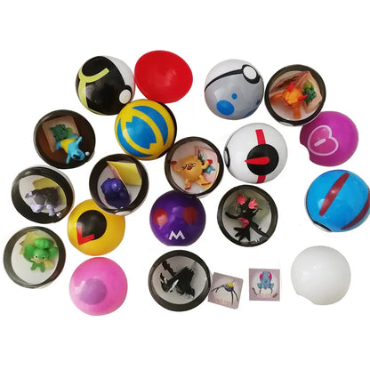 144 style Pokemon Figure with Storage Bag Monster elf ball Set Toy Pikachu Anime Action Mini Small Pokeball Child birthday Gift