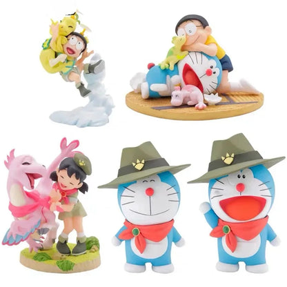 5cm Anime 5pcs/set Doraemon Figure Action Figures PVC Statue Model Collection Toys Gifts