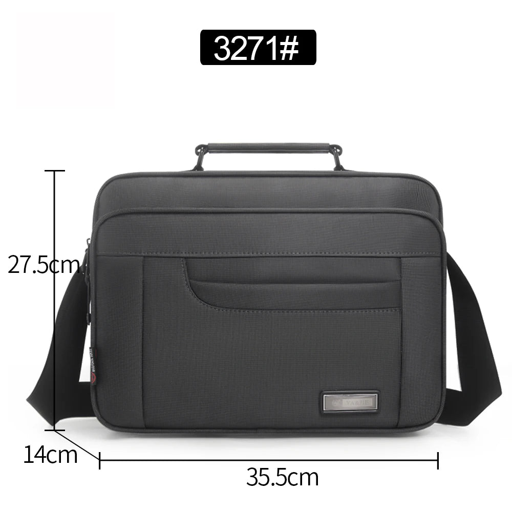 Shoulder Bag Men Handbags Messenger Small Business Briefcase Large Capacity Multifunction Fashion Casual Waterproof